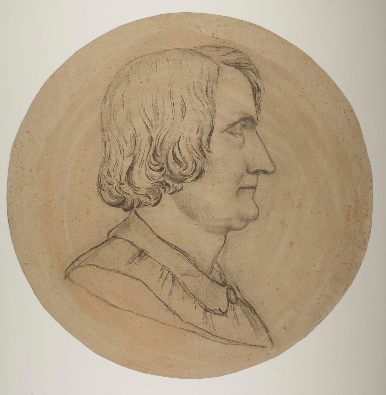 Porträtmedaillon von Thorvaldsen von Constantin Hansen