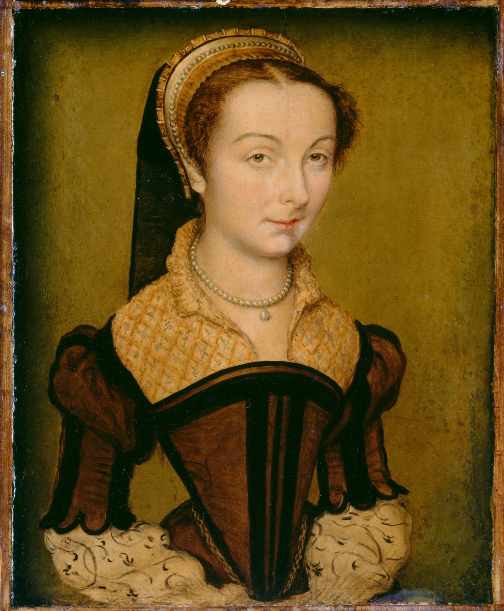 Porträt von Louise de Halluin, Dame de Cipierre von Corneille de Lyon