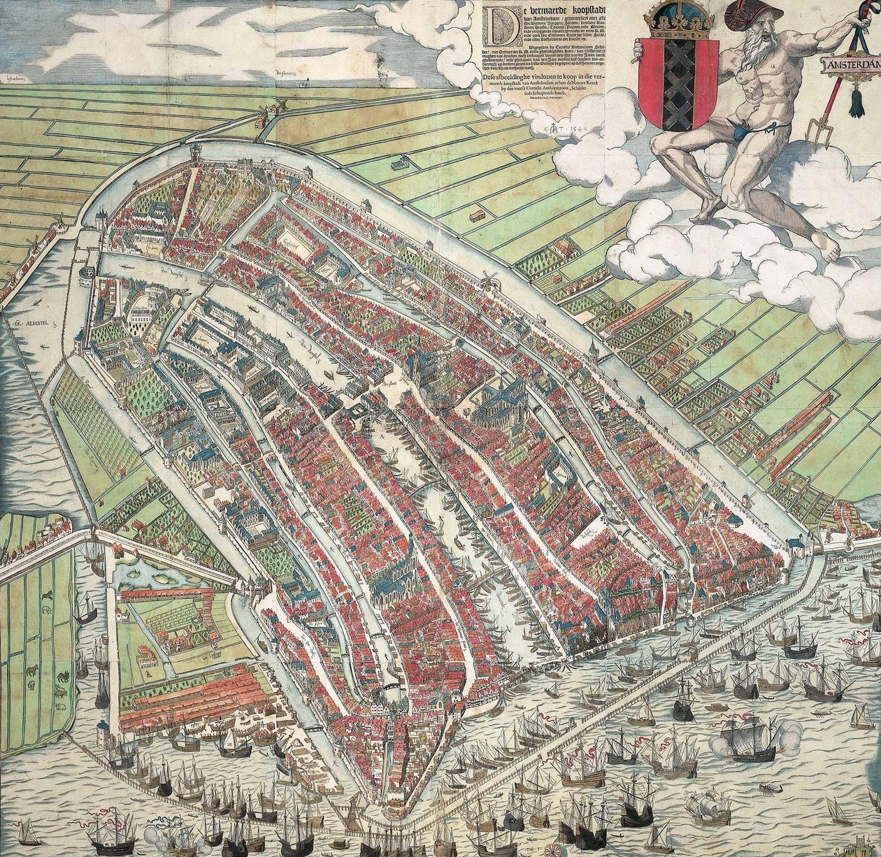 Die berühmte Handelsstadt Amsterdam von Cornelis Anthonisz.