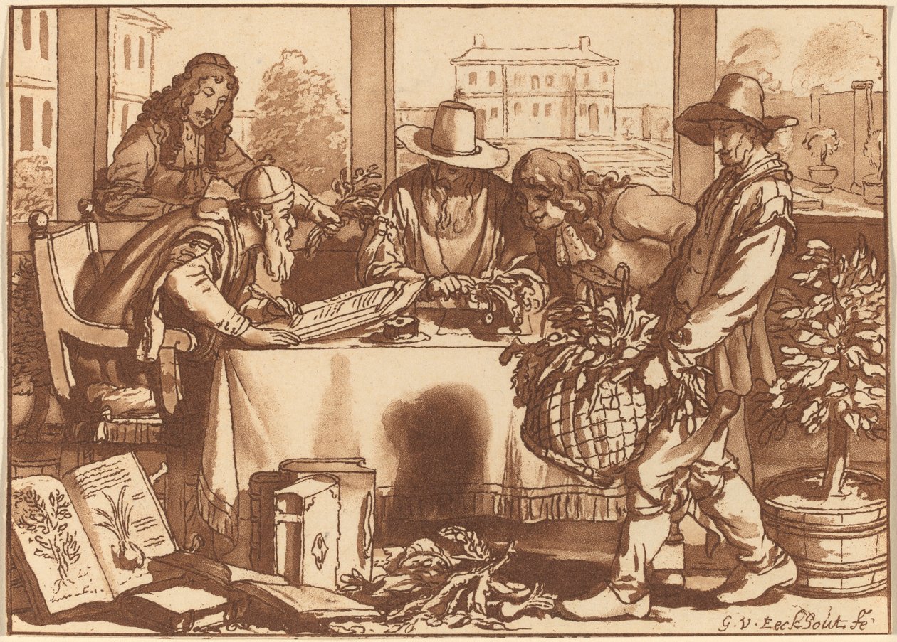 Gärtner, 1780, veröffentlicht 1787 von Cornelis Brouwer