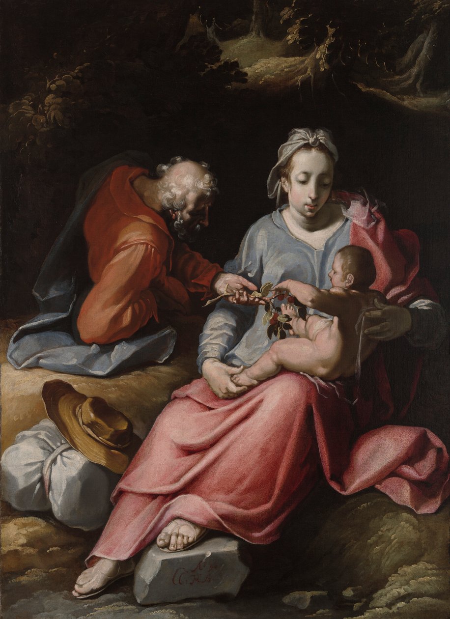 Die Heilige Familie von Cornelis Cornelisz. van Haarlem