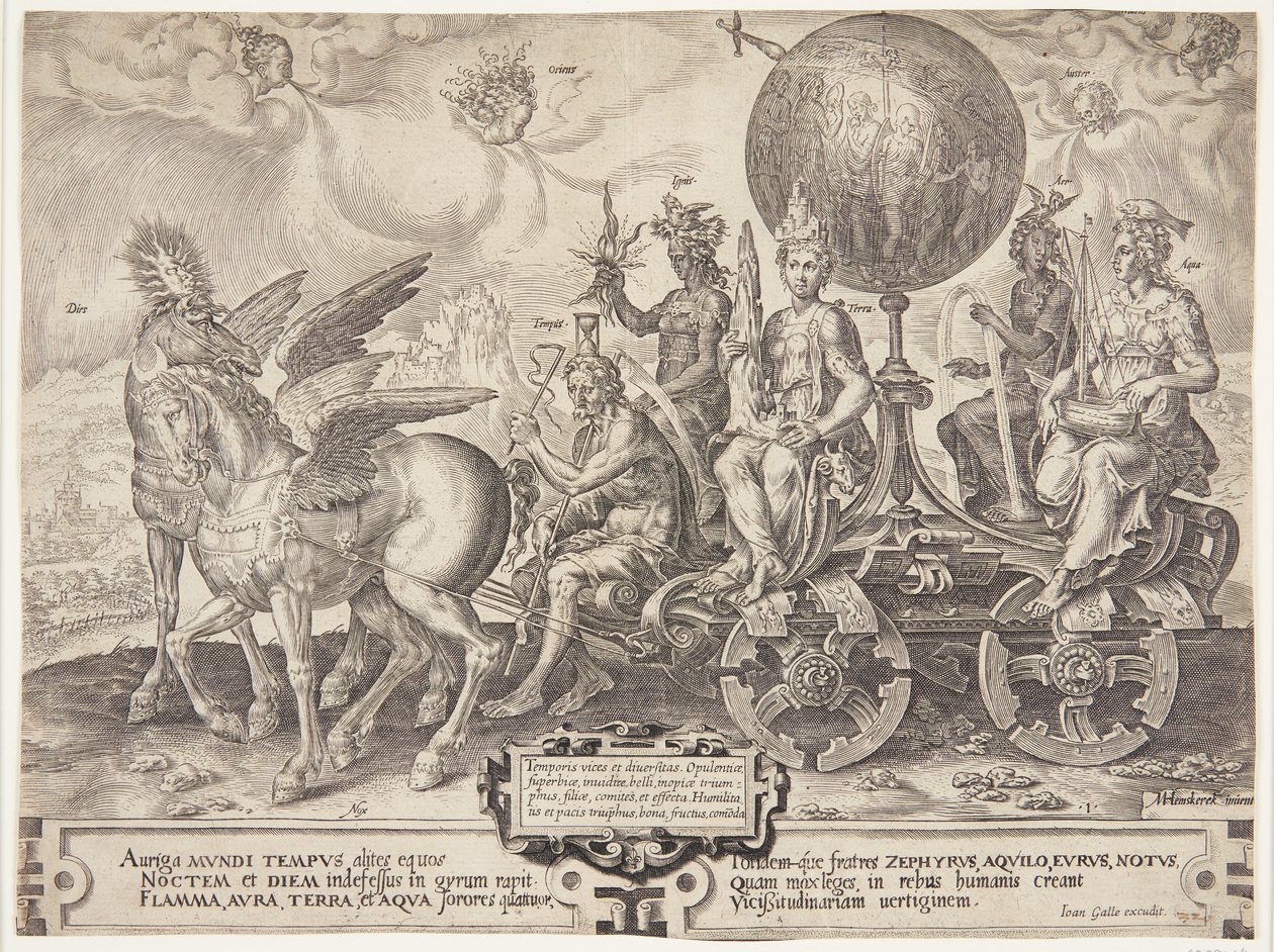 Der Triumph der Welt von Cornelis Cort