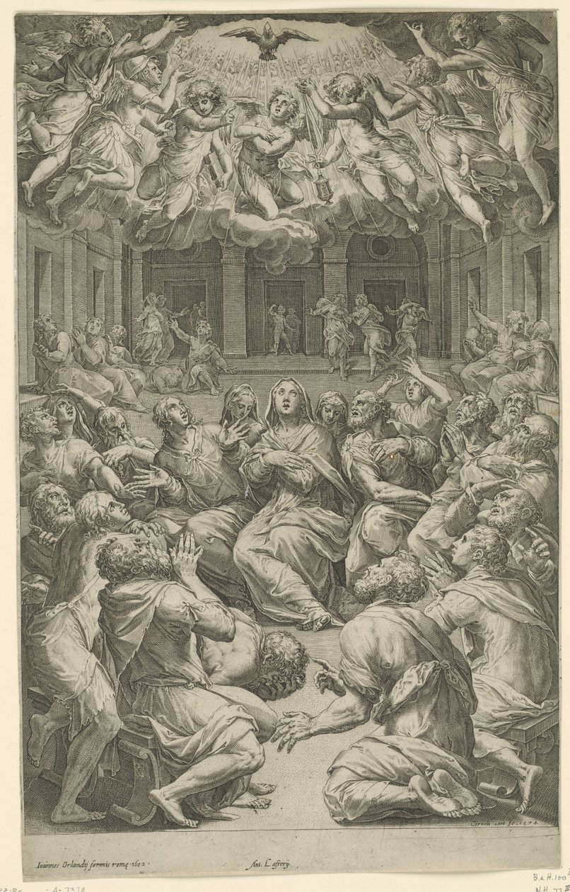 Ausgießung des Heiligen Geistes von Cornelis Cort