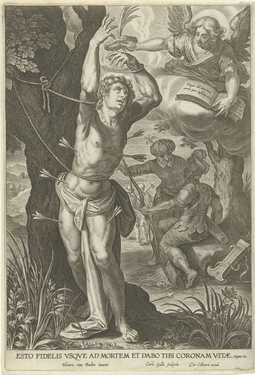 Martyrium des Hl. Sebastian von Cornelis Galle (I)