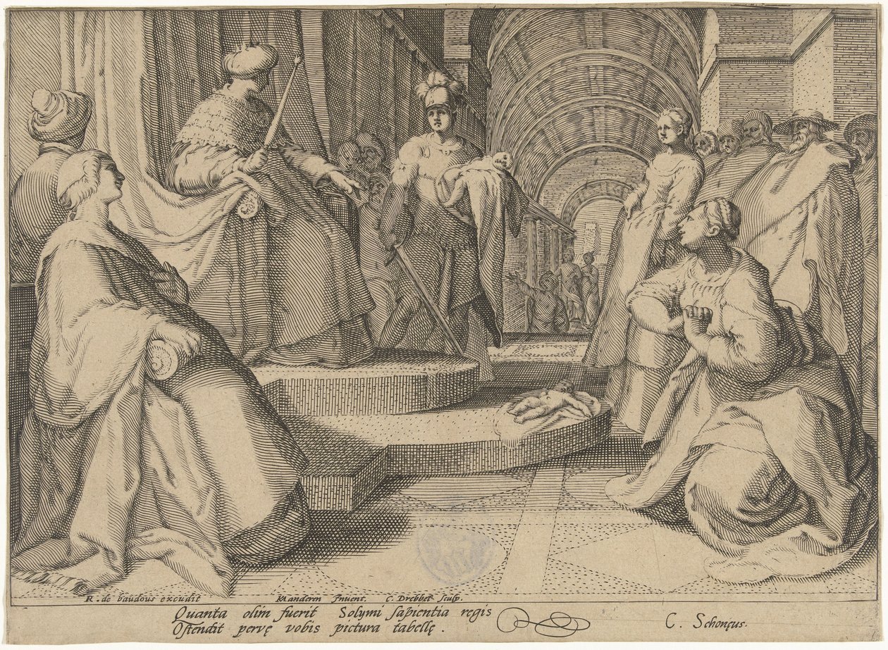 Urteil Salomos von Cornelis Jacobsz. Drebbel