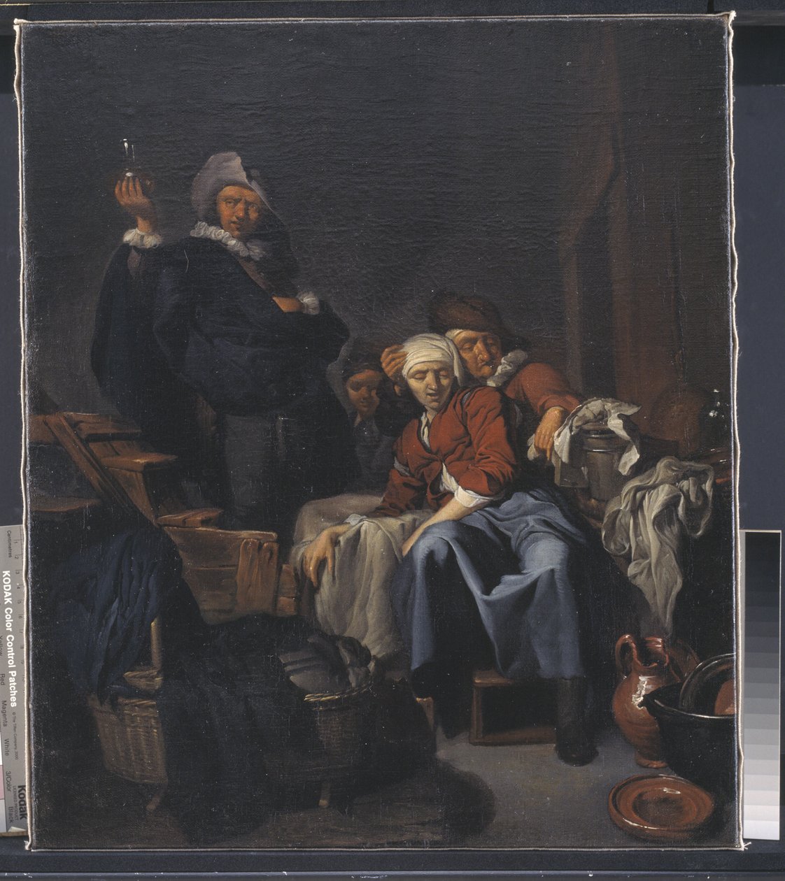 Eine kranke Bäuerin von Cornelis Pietersz Bega