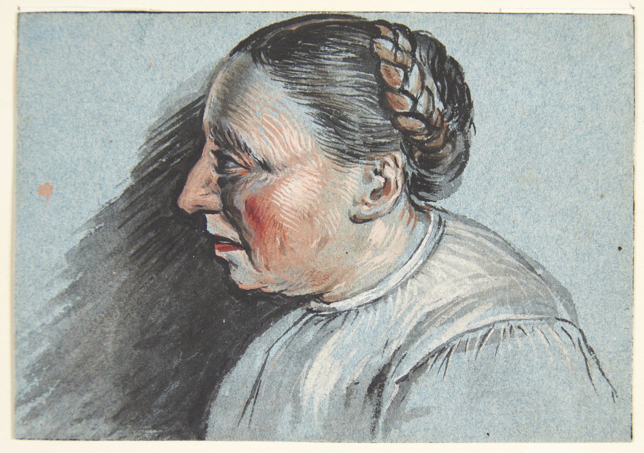 Brustbild einer Bäuerin von Cornelis Pietersz Bega