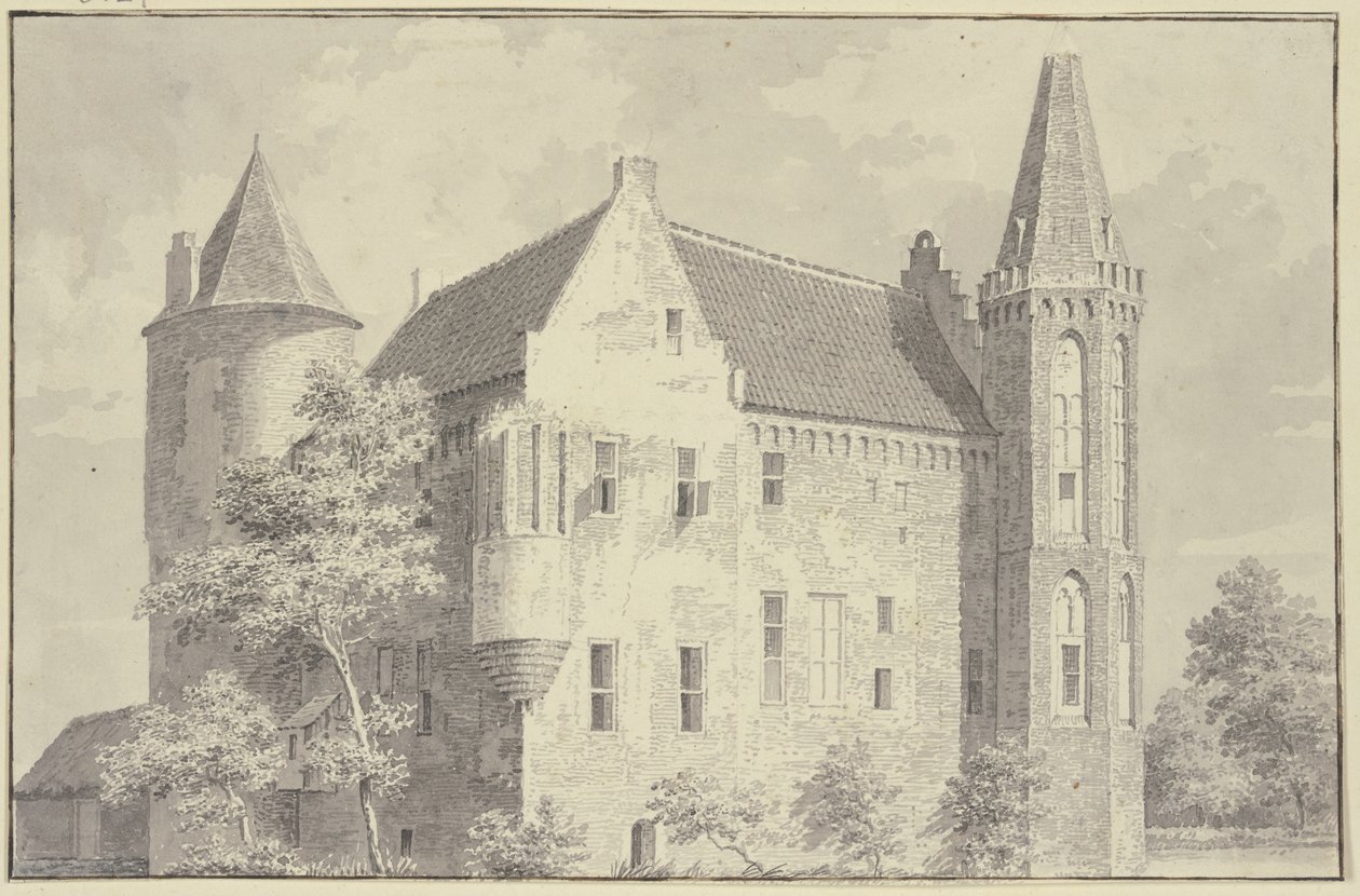 Schloss Croy im Dorf Aarle-Rixtel von Cornelis Pronk