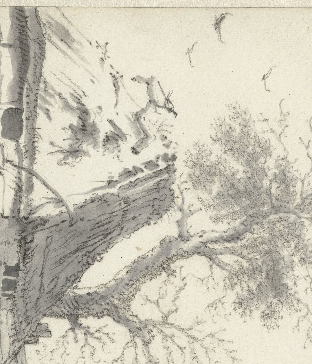 Bauernhütte am Wasser von Cornelis Saftleven