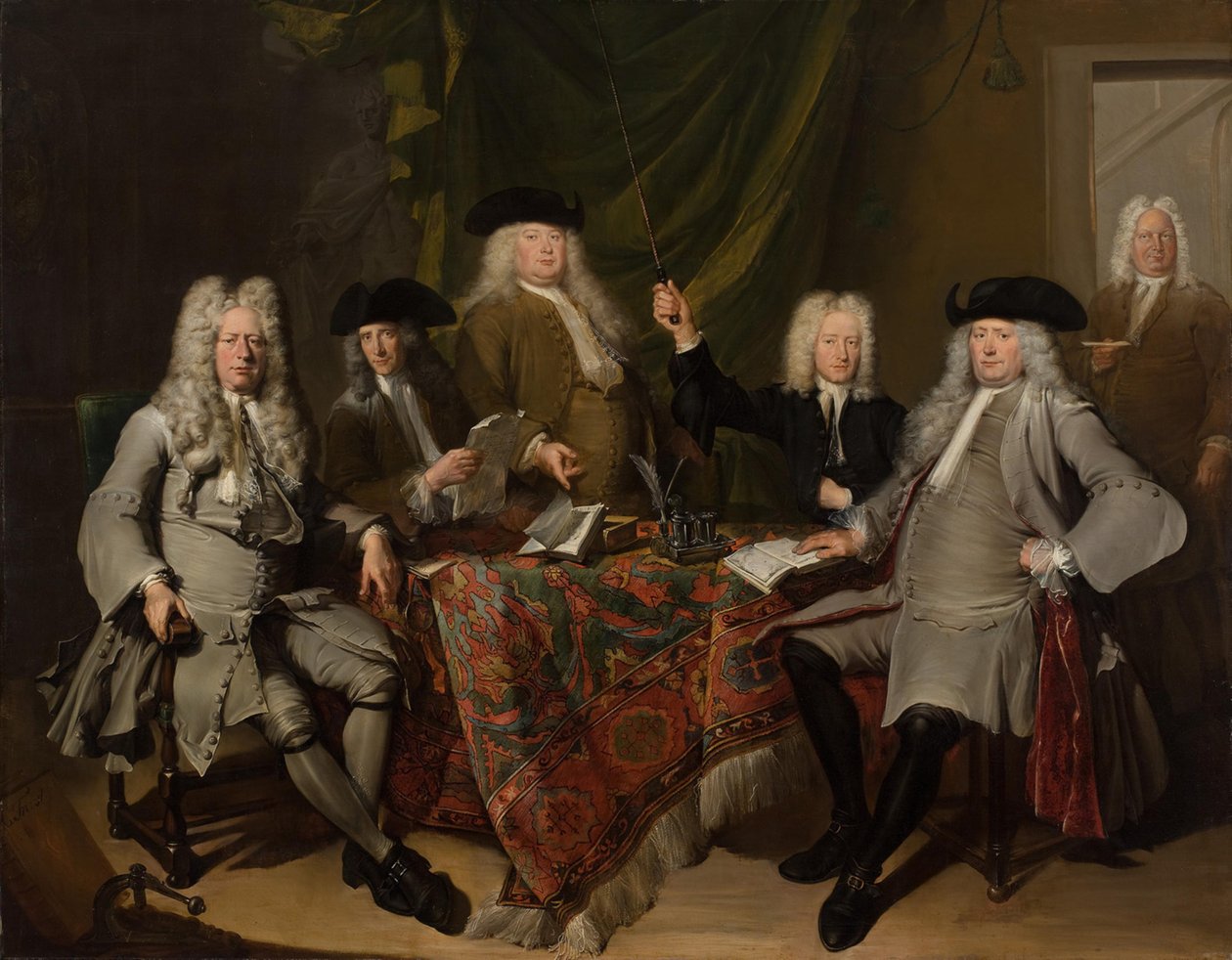 Die Inspektoren des Collegium Medicum von Cornelis Troost