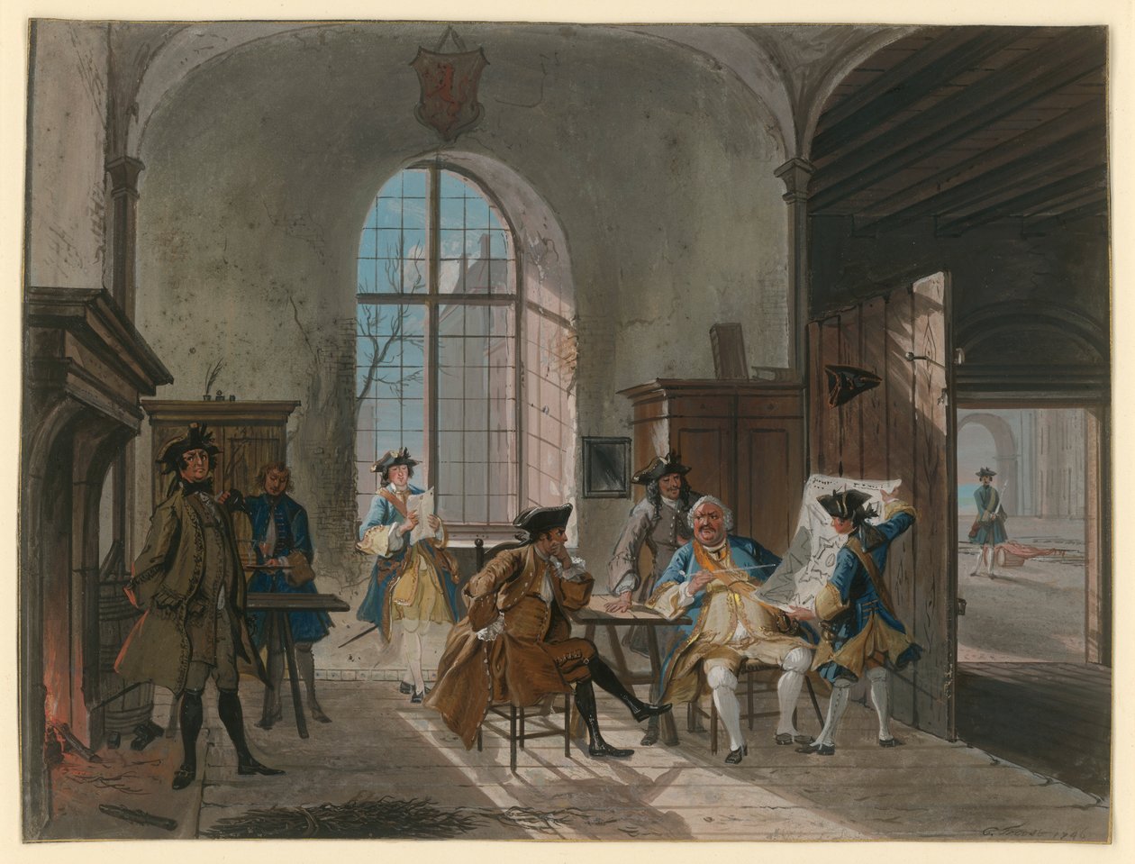 Wachstube von Cornelis Troost