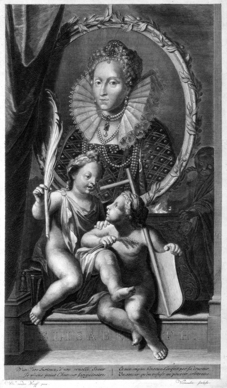 Elisabeth I., Königin von England und Irland von Cornelis Vermeulen