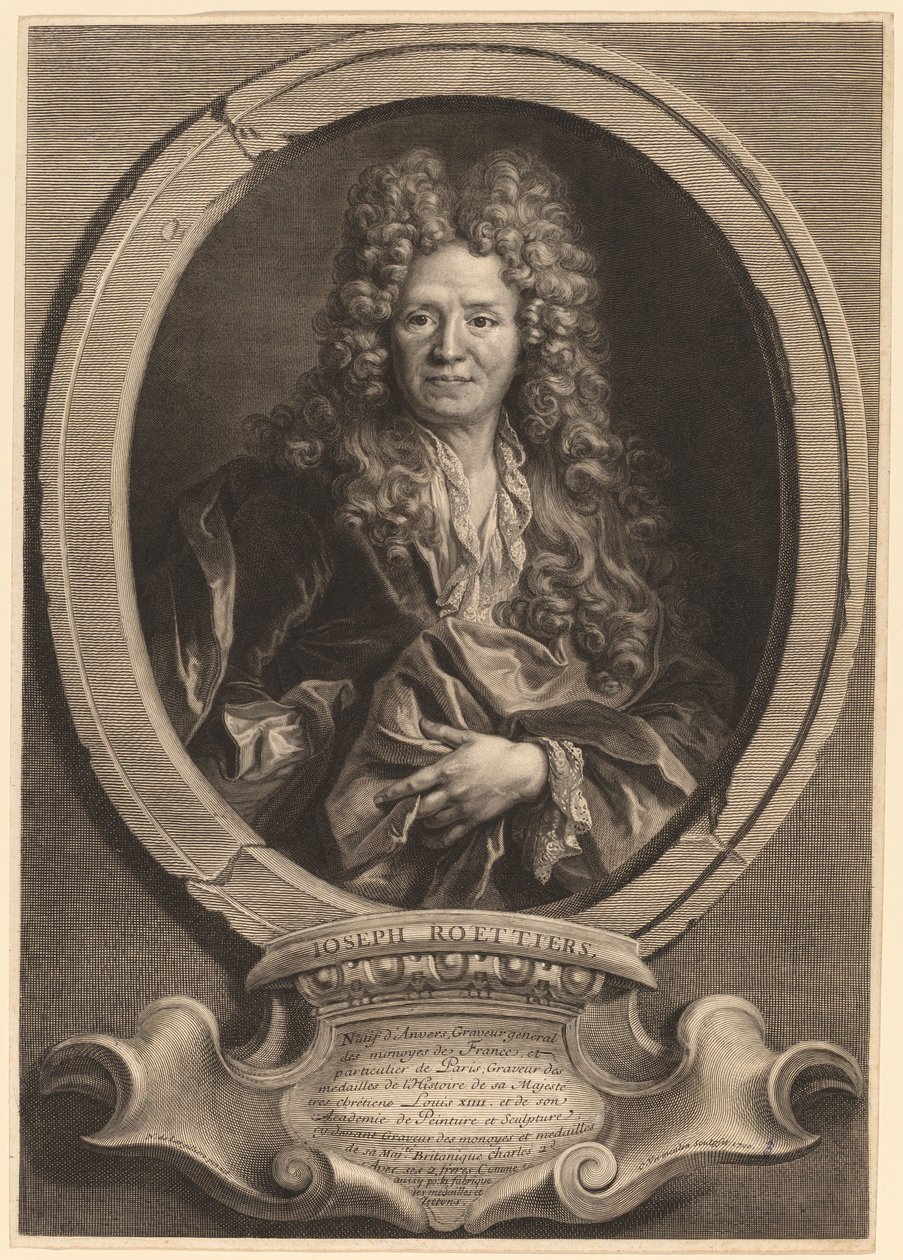 Joseph Roettiers von Cornelis Vermeulen after Nicolas de Largillierre