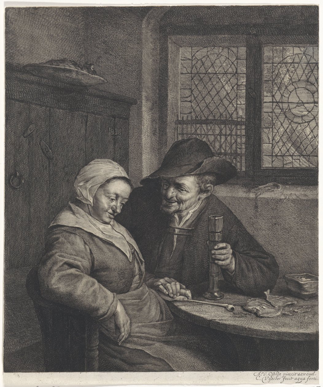 Altes Paar von Cornelis Visscher (II)
