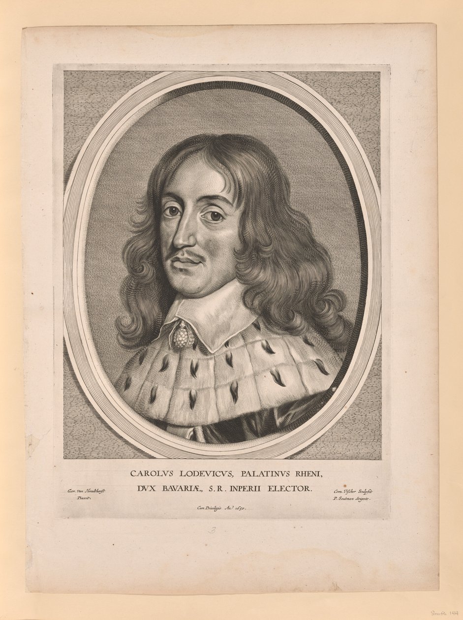 Charles Louis, Pfalzgraf, aus Effigies Variae... von Cornelis Visscher