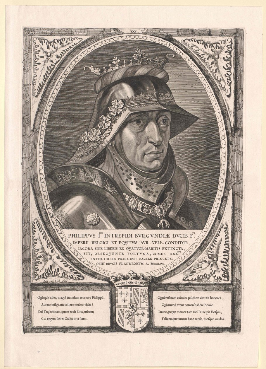 Heiliger Römischer Kaiser Maximilian I (Druck) von Cornelis Visscher