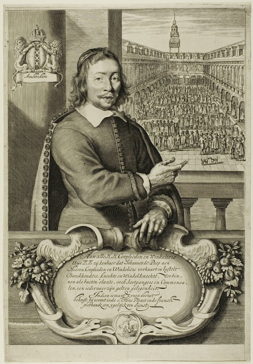 Jan de Paep (Der Börsenknecht) von Cornelis Visscher