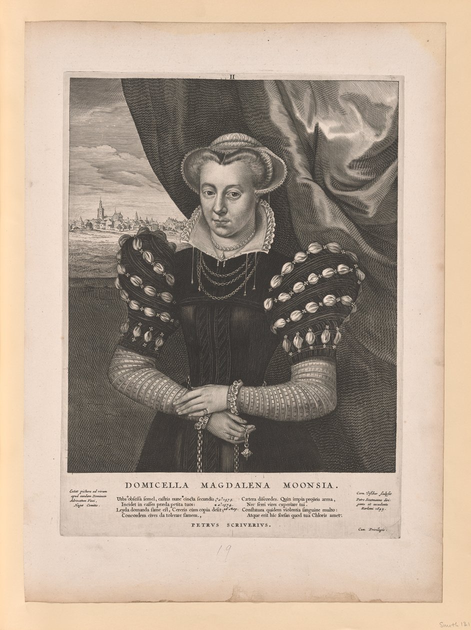 Magdalena Moons, aus Quatuor Personae von Cornelis Visscher