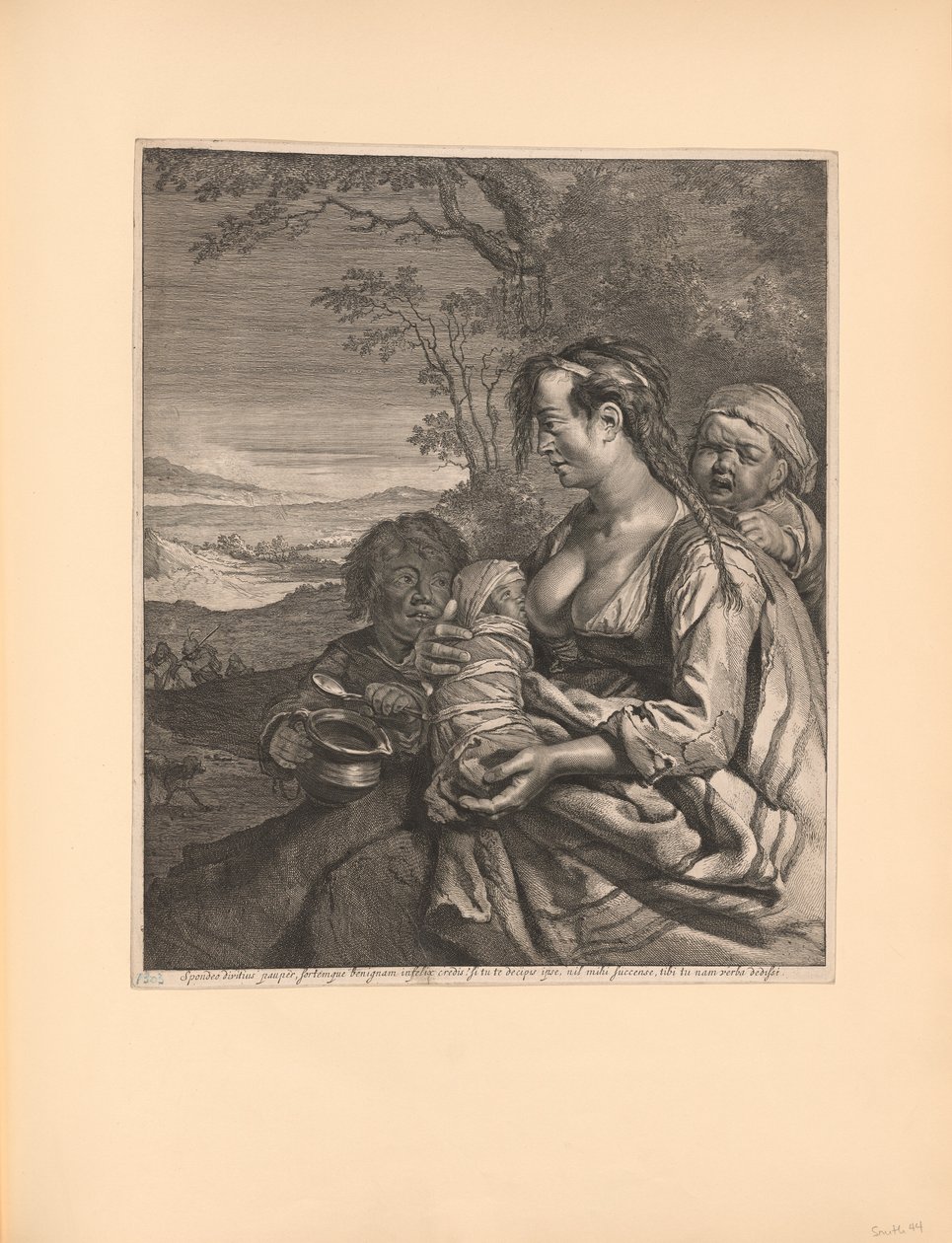 Die böhmische Frau von Cornelis Visscher