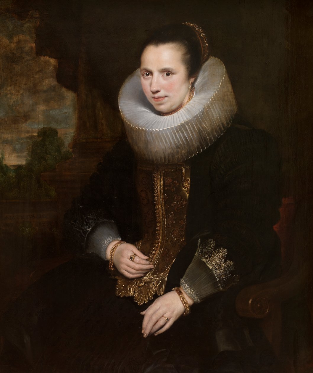 Elisabeth Hoegaerts von Cornelis de (attr. to) Vos