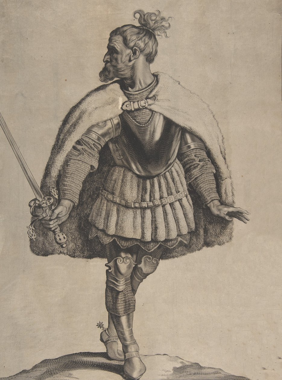 Svevus, aus der Serie Peplus, sive Gothorum, Heruolorum von Cornelis de Visscher