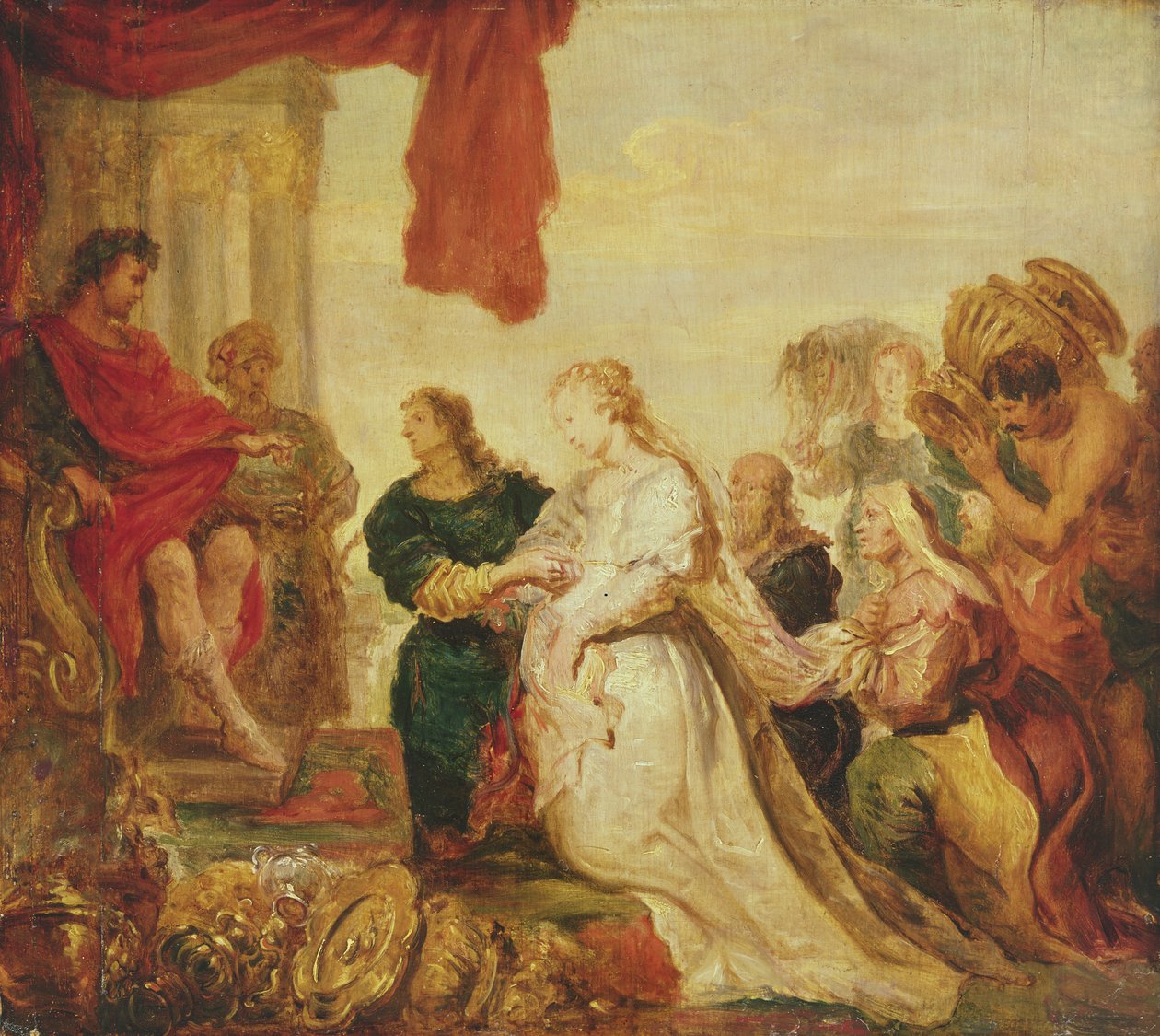 Die Mäßigung des Scipio von Cornelis de Vos