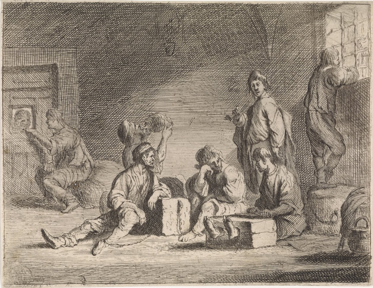 Gefangene im Kerker von Cornelis de Wael