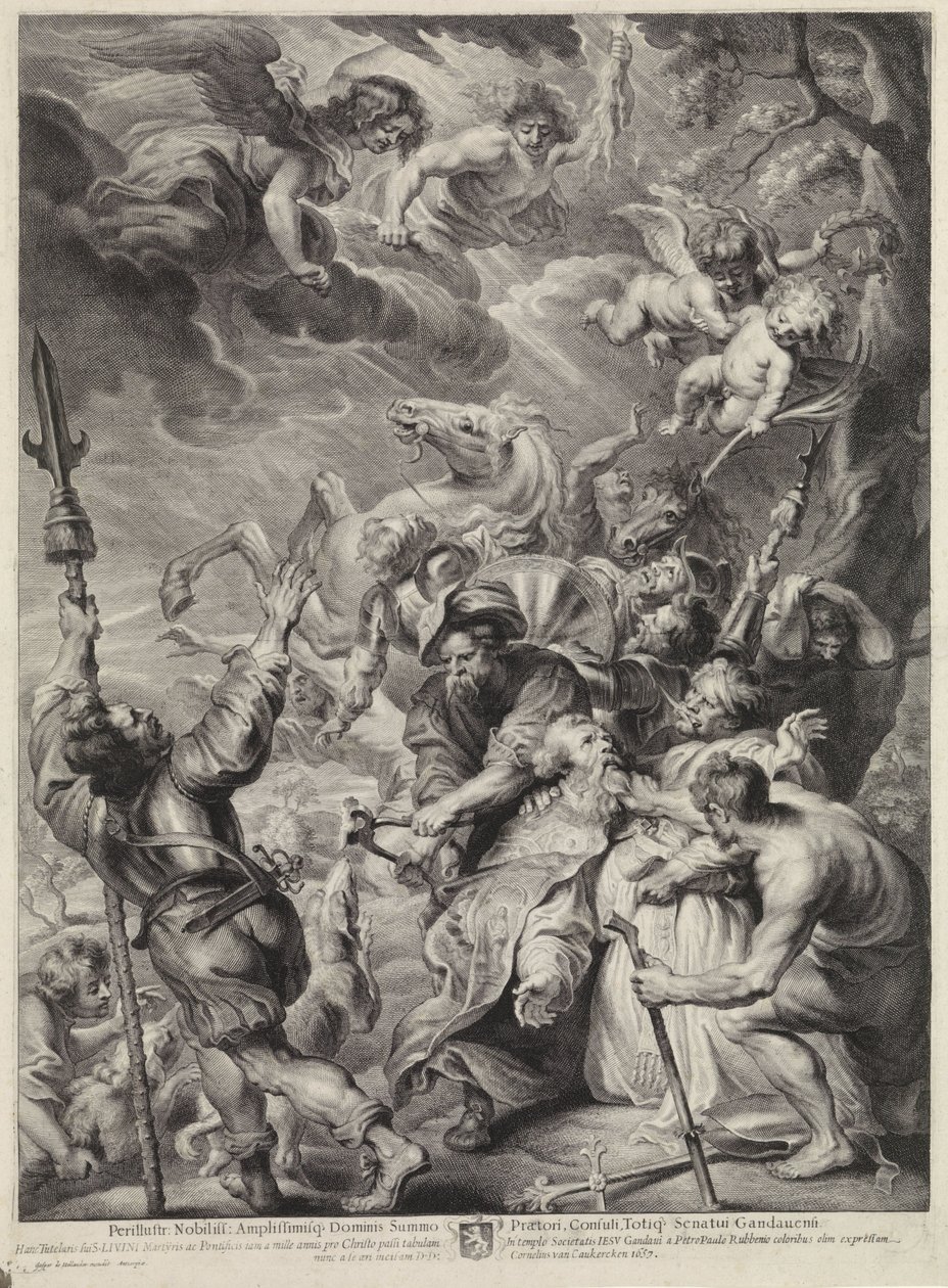 Die Marter des heiligen Livinus von Cornelis van Caukercken