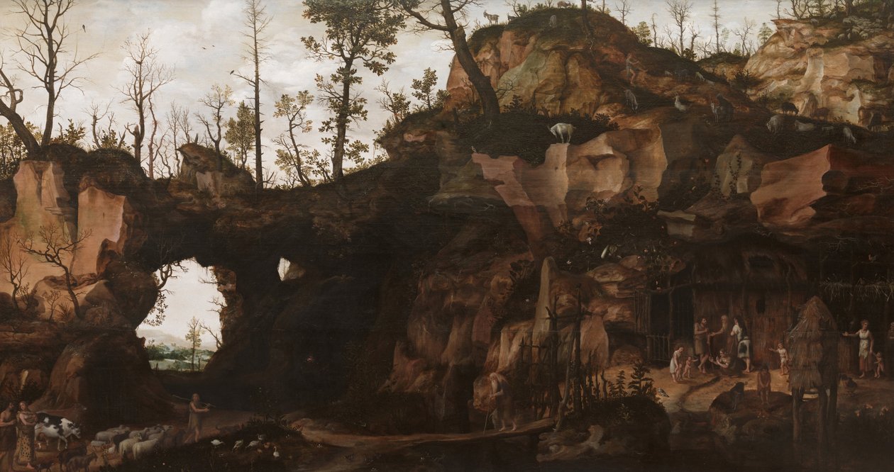 Die Morgendämmerung der Zivilisation, 1560-1570 von Cornelis van Dalem
