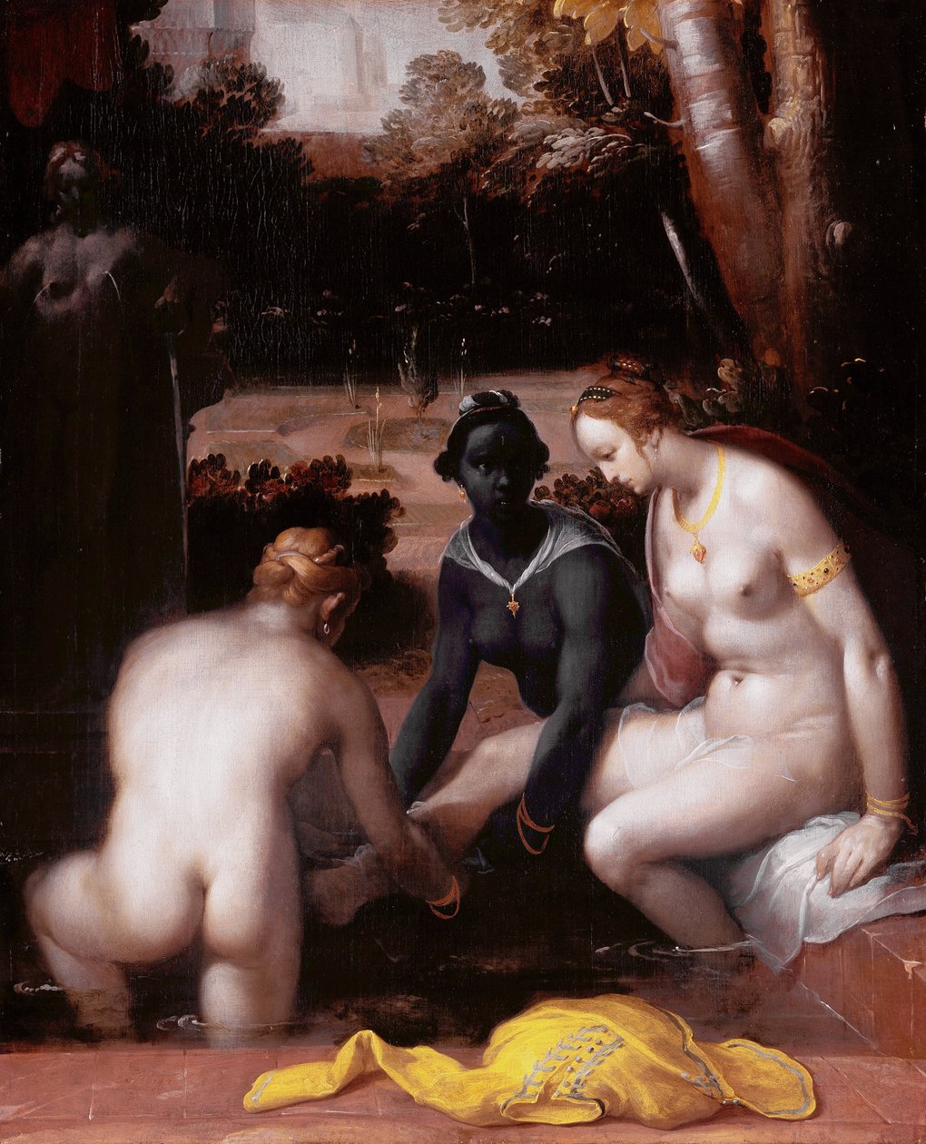 Bathseba bei ihrer Toilette von Cornelis van Haarlem