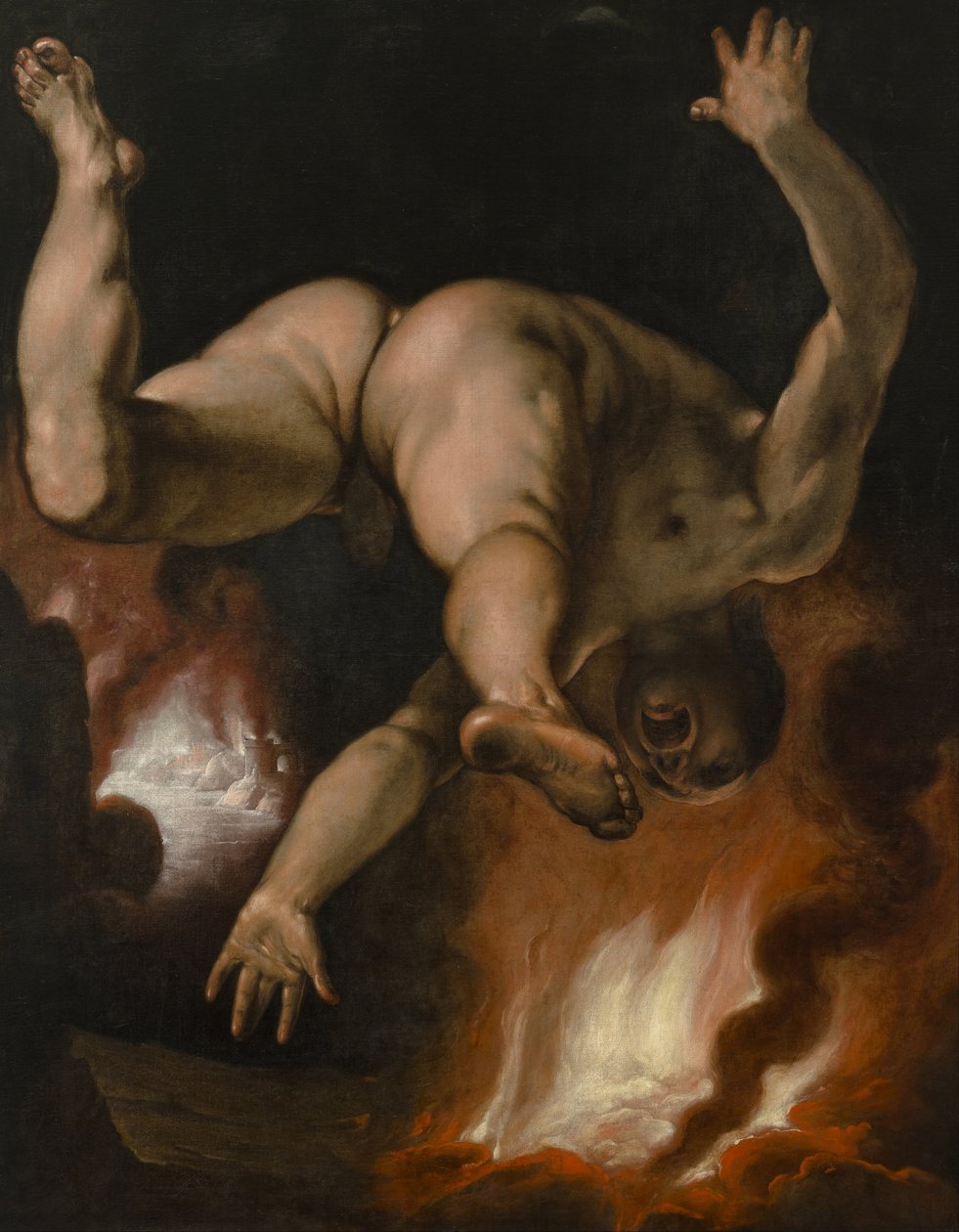 Der Fall des Ixion (Ovid, Met. 4:461) von Cornelis van Haarlem