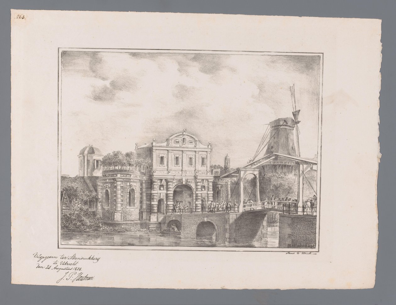 Catharijnepoort in Utrecht von Cornelis van Hardenbergh