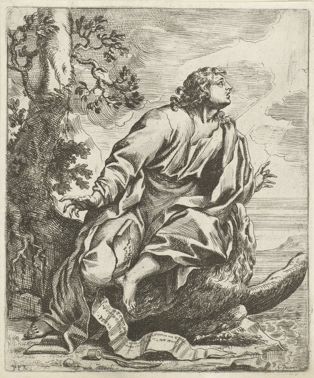 Johannes der Evangelist von Cornelis van Merlen