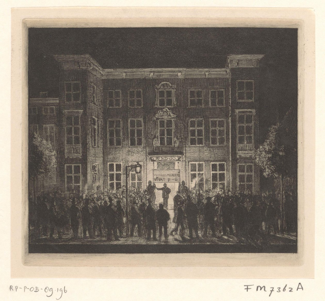 Begräbnis der Delfter Akademie, 30. Juni 1864 von Cornelis van der Griendt