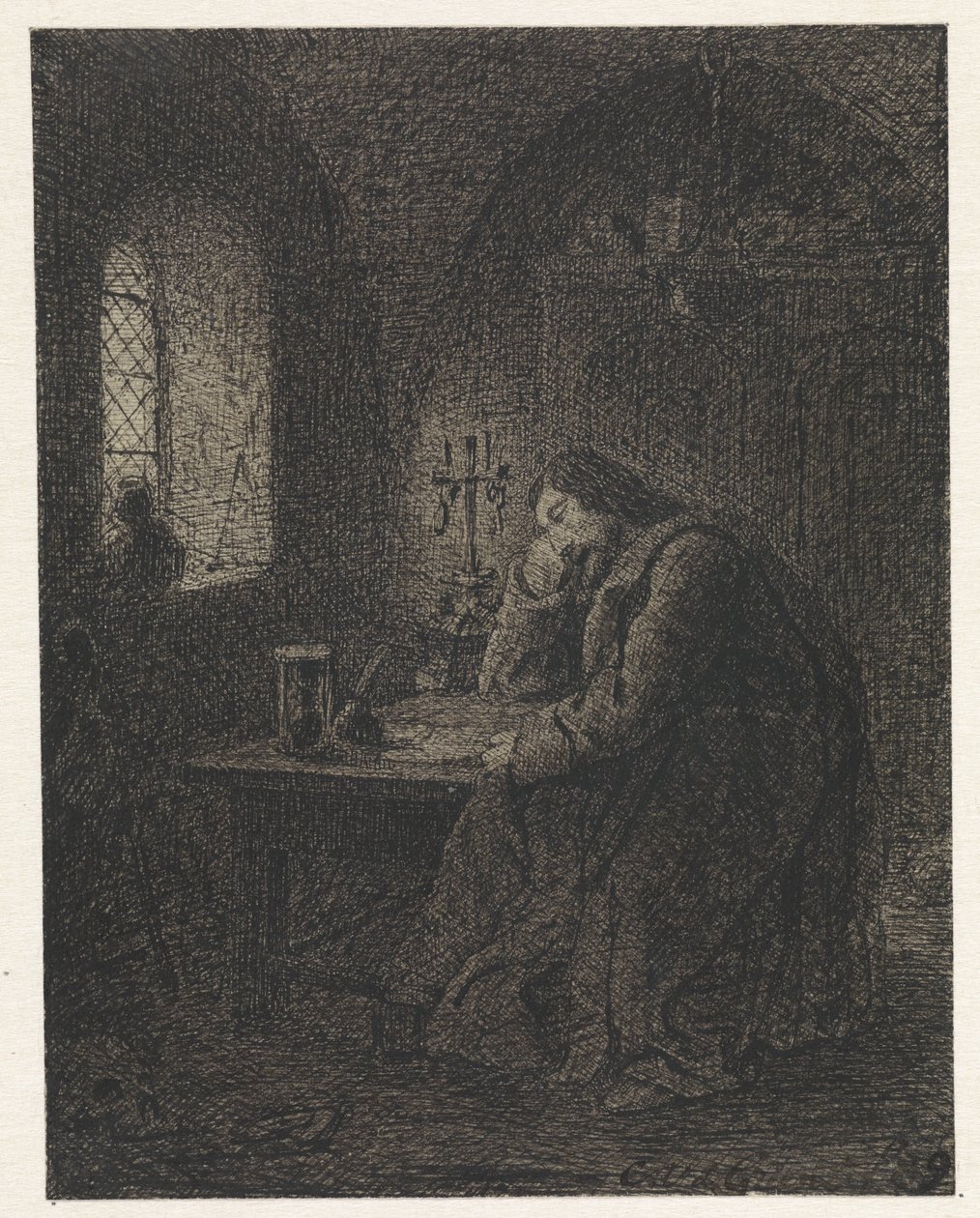 Gelehrter im Studierzimmer von Cornelis van der Griendt