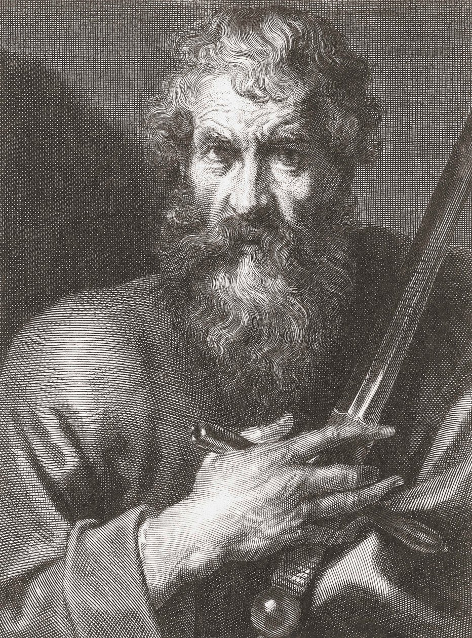 Paulus der Apostel. Porträt von Cornelius van Caukercken