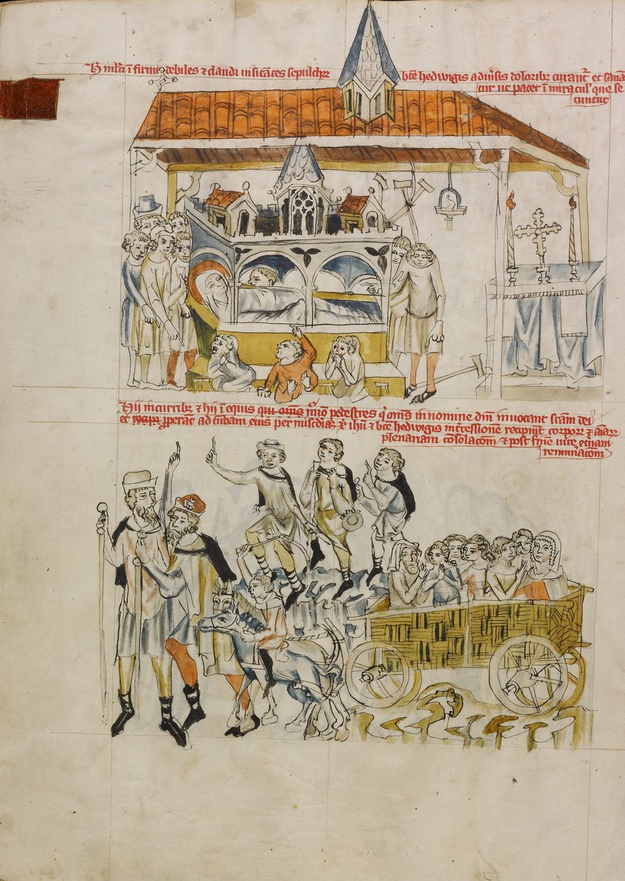 Das Leben der seligen Hedwig von Court workshop of Duke Ludwig I of Liegnitz and Brieg