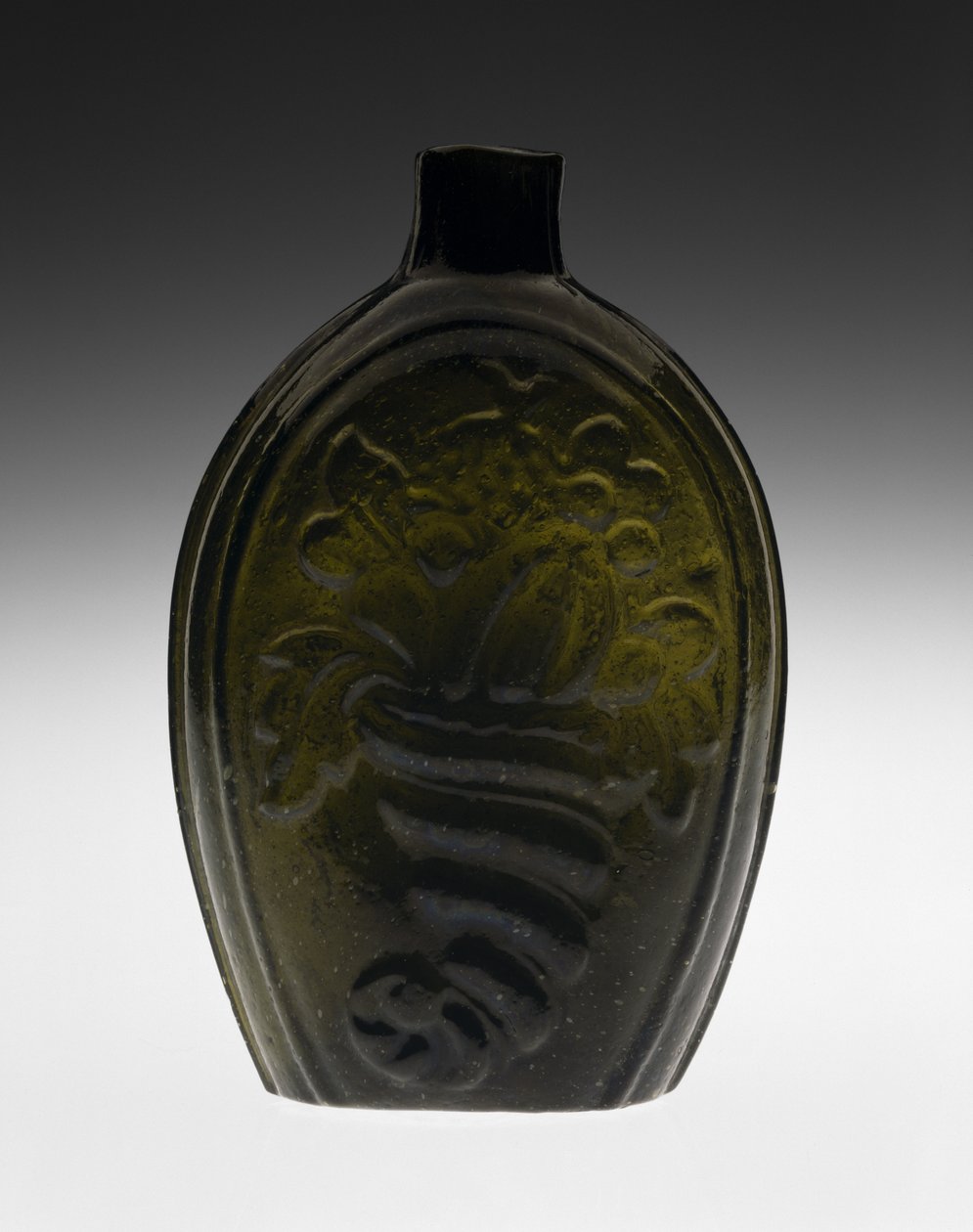 Figurierte Flasche, wahrscheinlich 1820er Jahre von Coventry Glass Works
