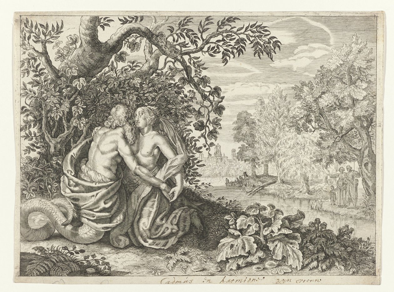 Harmonia und Kadmos von Crispijn van de Passe (II)