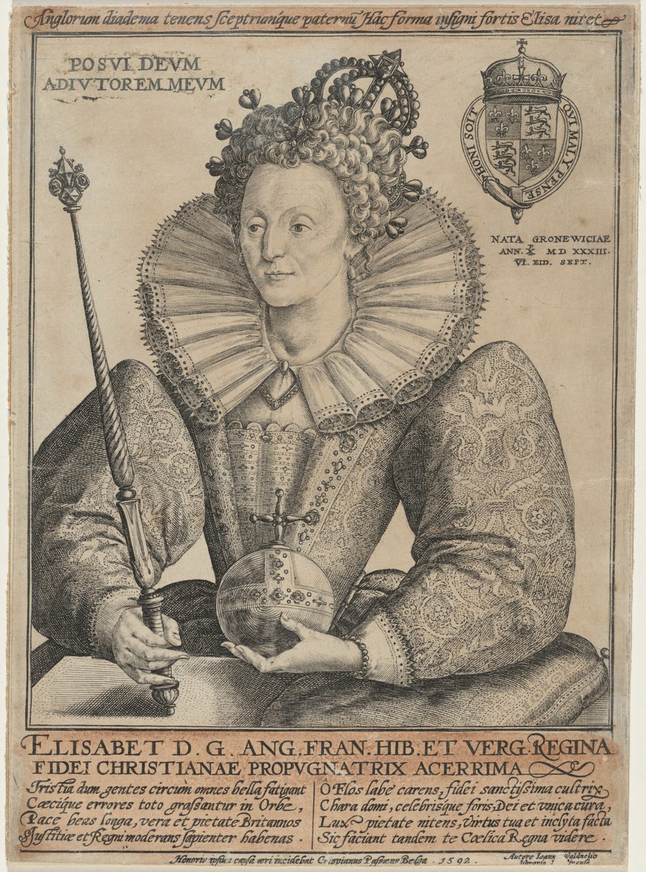 Elisabeth, Königin von England von Crispijn van de Passe I