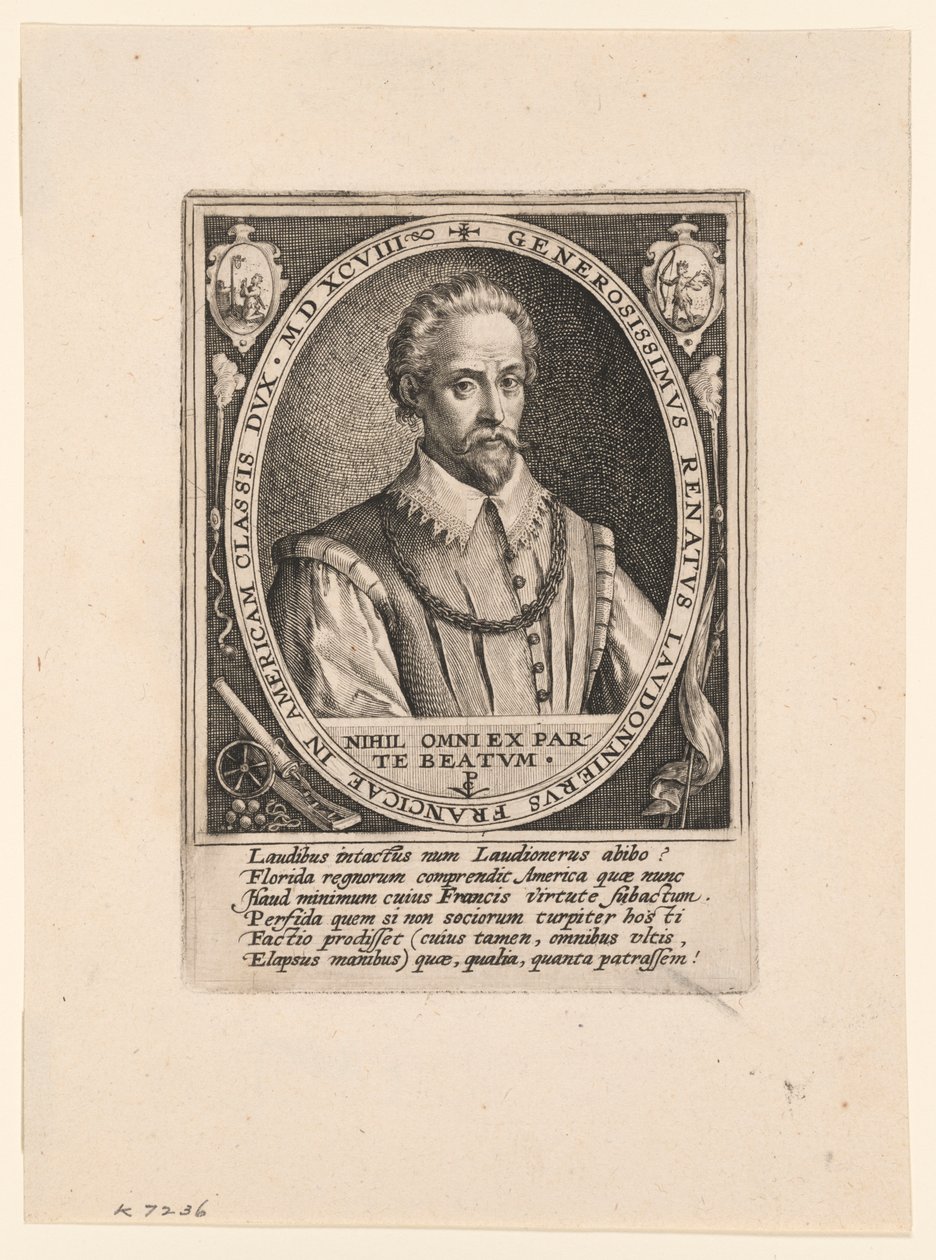 René de Laudonnière von Crispijn van de Passe I
