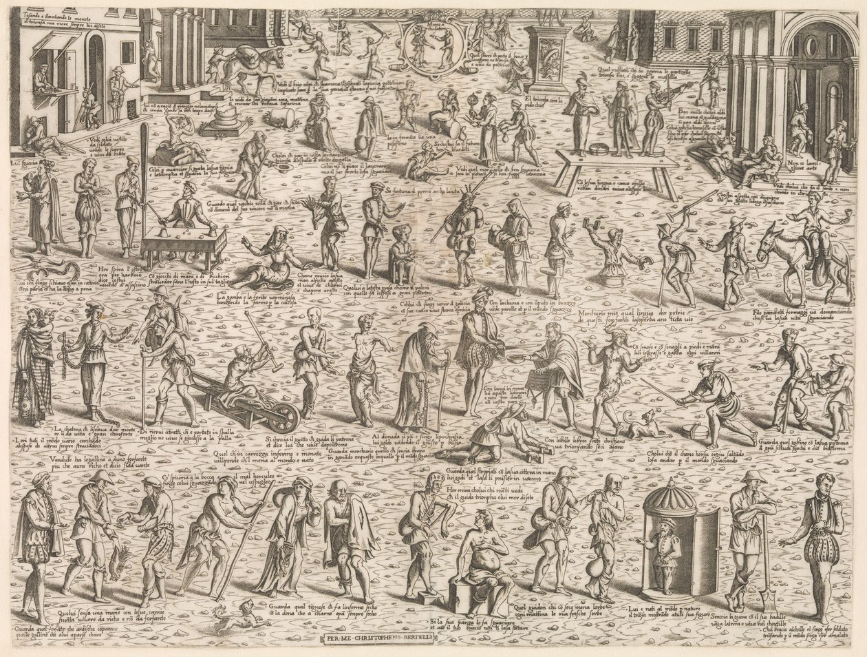 Die Täuschungen der Welt von Cristofano Bertelli