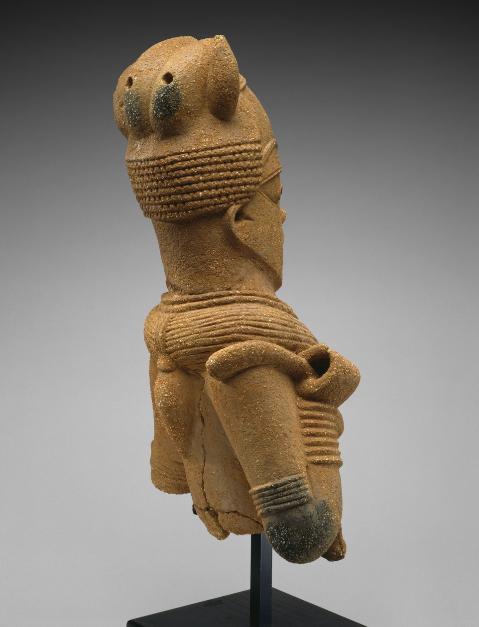 Kopf und Oberkörper einer weiblichen Figur, Jos-Plateau-Region, Nigeria, 500 v. Chr. - 200 n. Chr. von Culture Nok