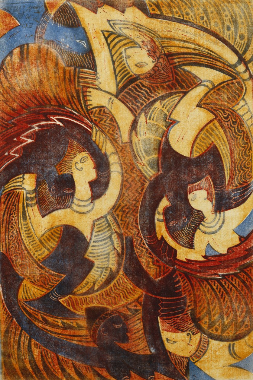 Feuertanz, um 1931 von Cyril Edward Power