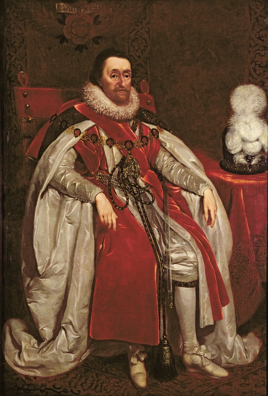 König James I. von England und VI. von Schottland, 1621 von Daniel Mytens