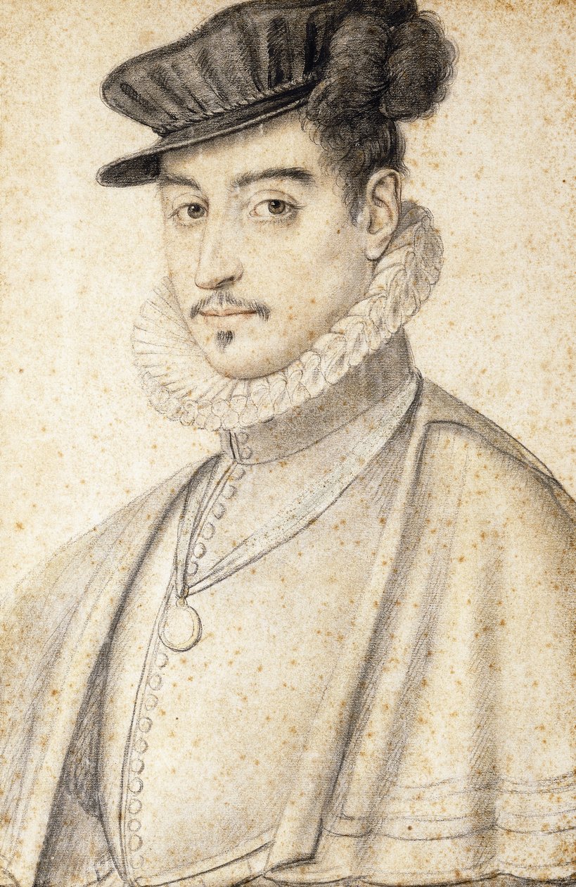 Porträt eines Mannes mit Mütze von Daniel Dumonstier