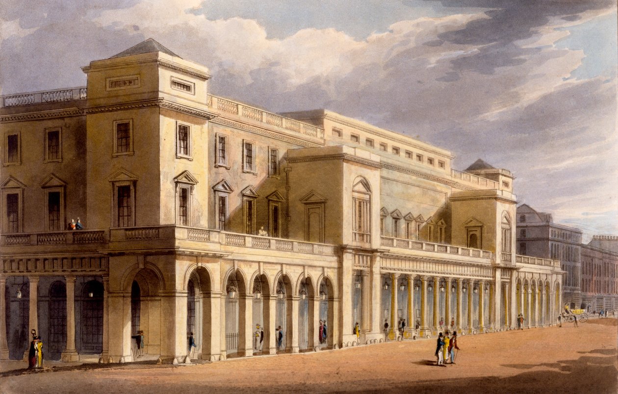 Das Opernhaus, ehemals das Lyceum, London, 1826 von Daniel Havell