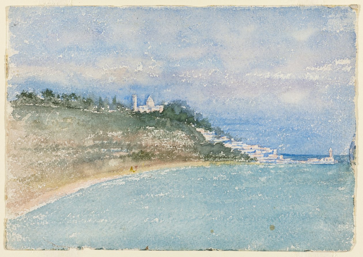 Punkt westlich von Algier, Nordafrika, Reiseskizze von Daniel Hudson Burnham