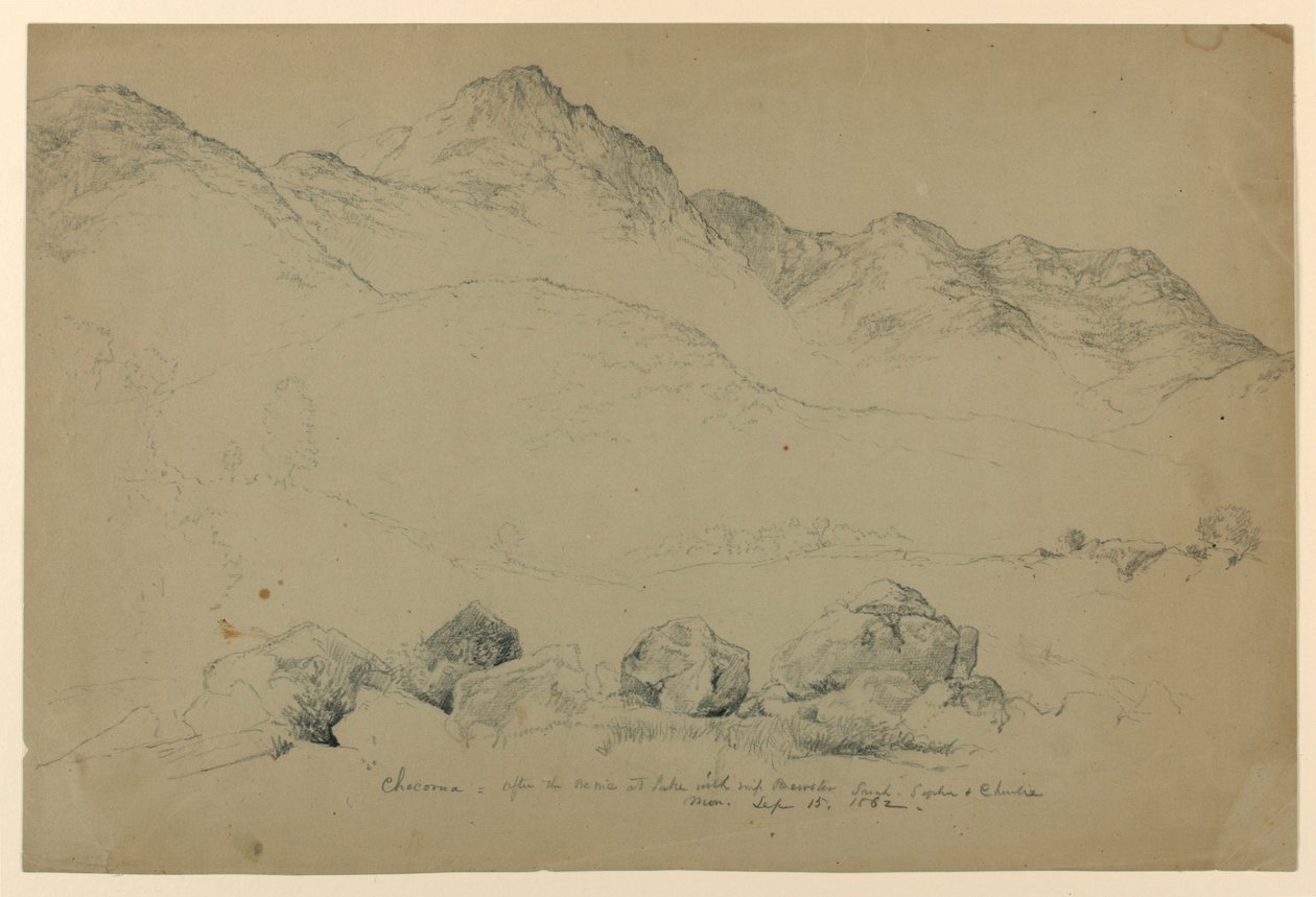 Chocorua, nach dem Picknick am See von Daniel Huntington
