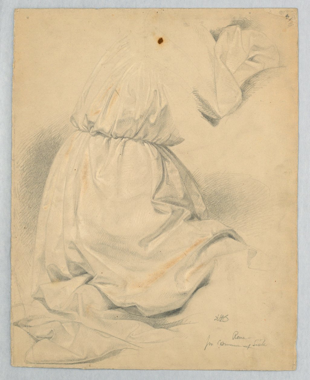 Studie für "Kommunion der t", 1846 von Daniel Huntington